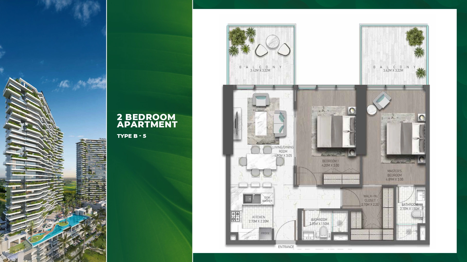 2 BR - Type B